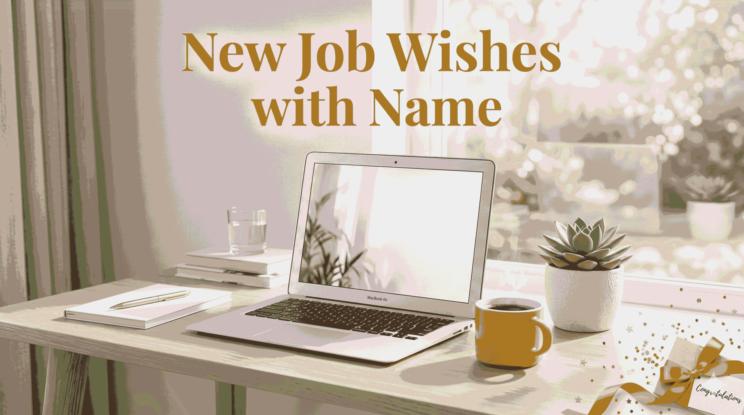 New Job Wishes and Congratulations Messages with Name — 100 Best Messages scaled
