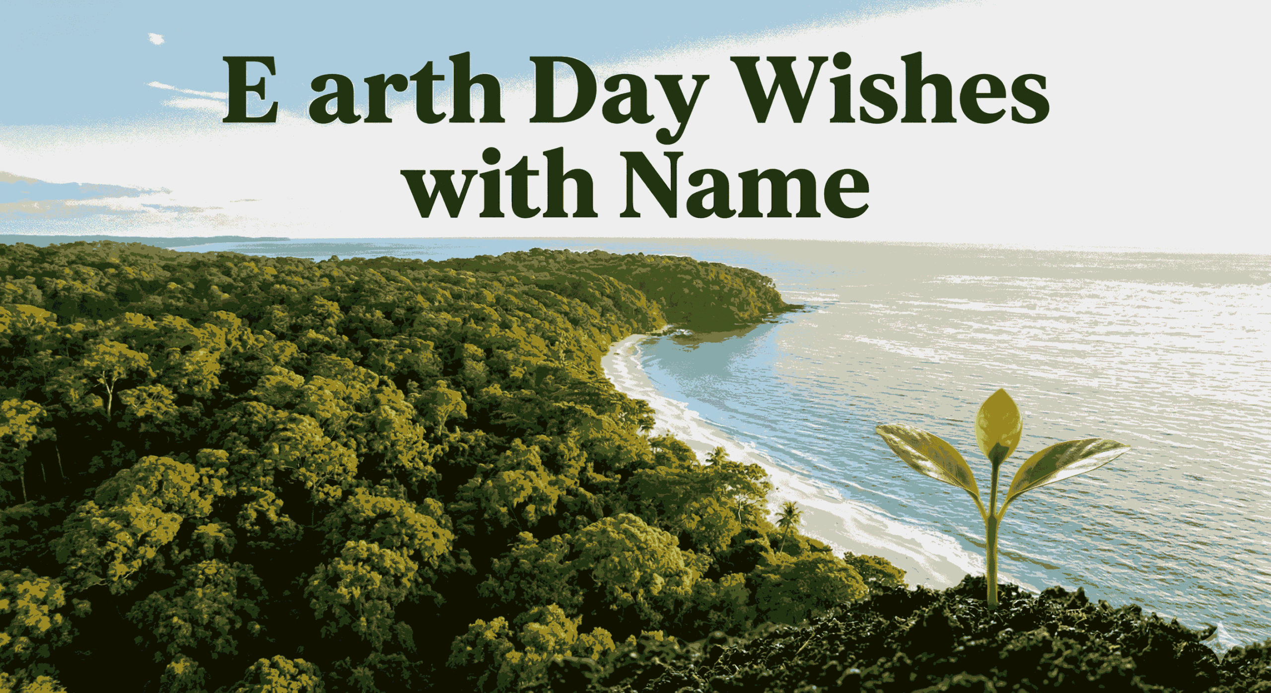 earth day wishes with name