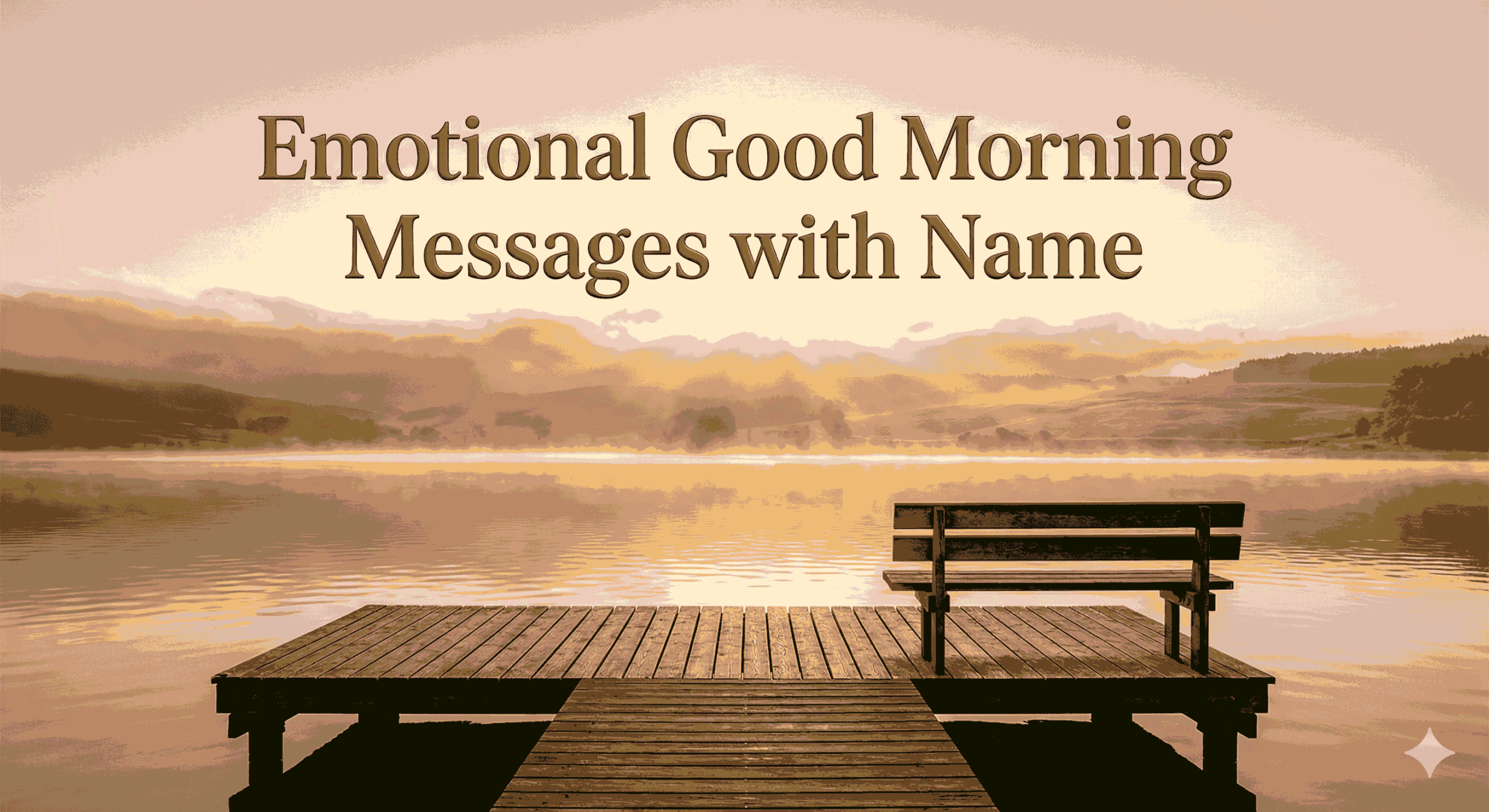 emotional good morning messages with name