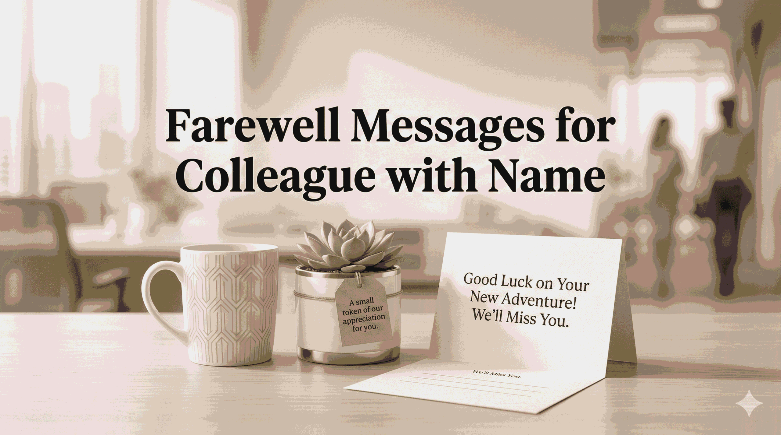 farewell messages for colleague with name