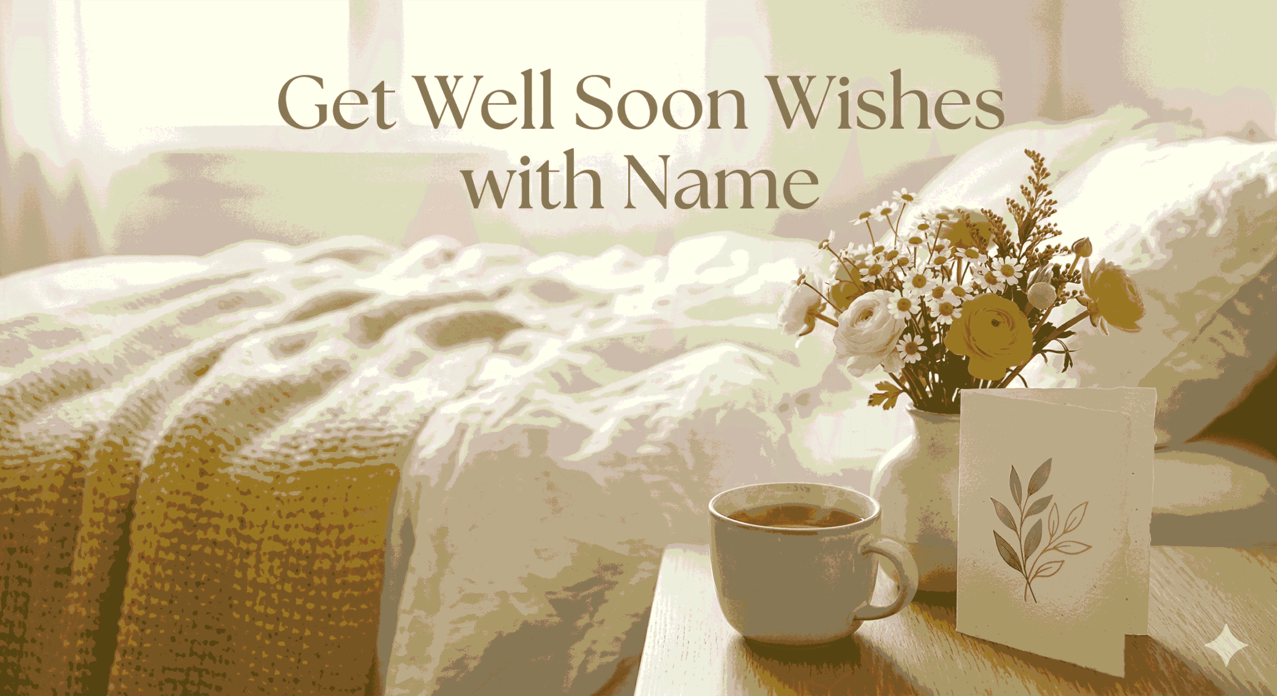 get well soon wishes with name