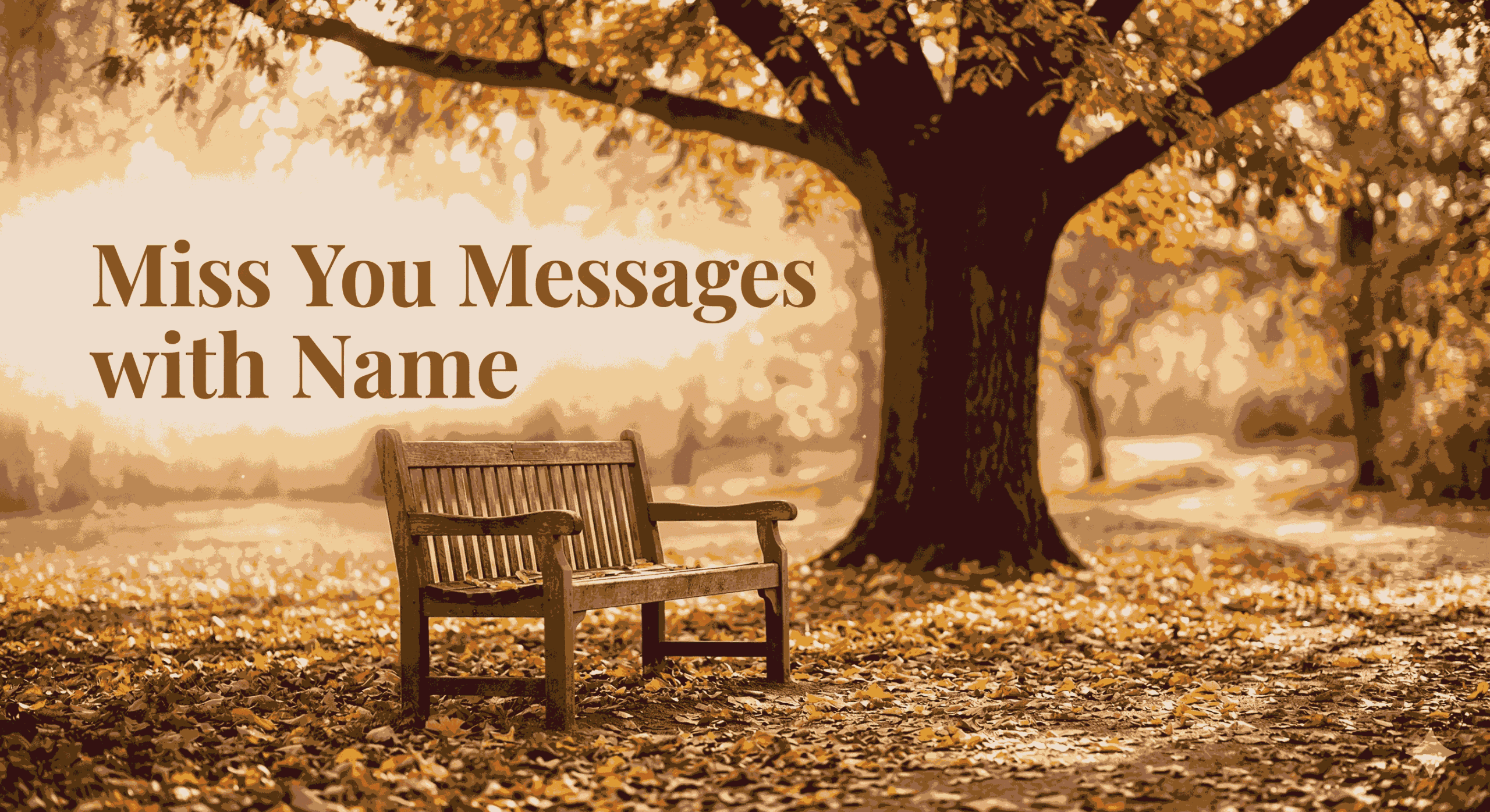 miss you messages with name