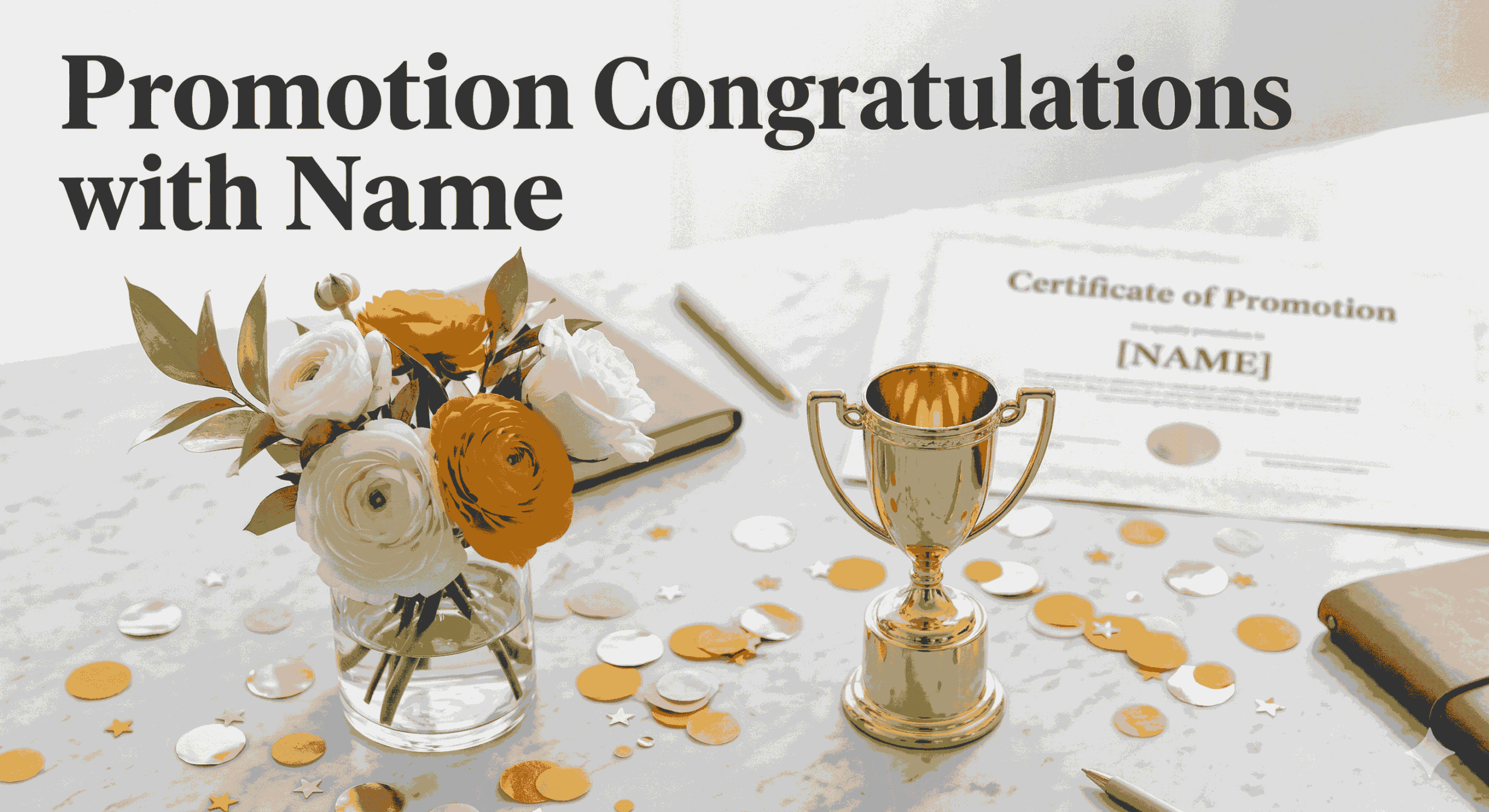 promotion congratulations messages with name